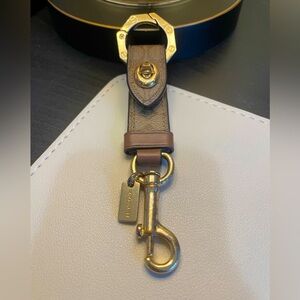 Coach Turnlock Keychain (Used Condition)